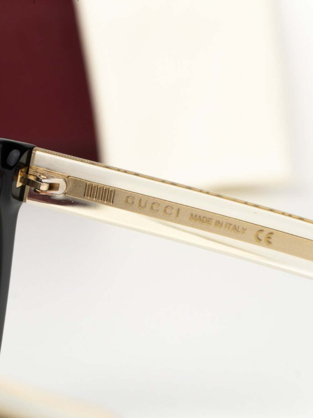 Gucci Women Sunglasses Black Crystal Grey Cat Eye GG0564SN 001 NEW AUTHENTIC - Picture 6 of 12